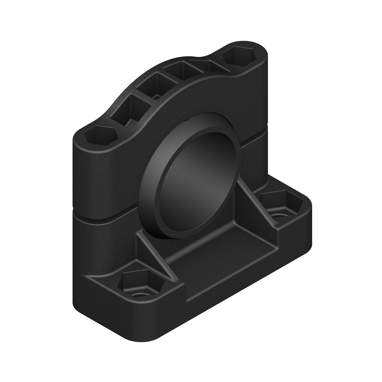 Banner Engineering Mounting Bracket for 30mm sensor; swivel; plastic; black